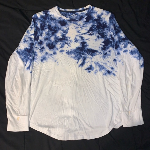 Hollister Mens Curved Hem Long Sleeve - Picture 5 of 5